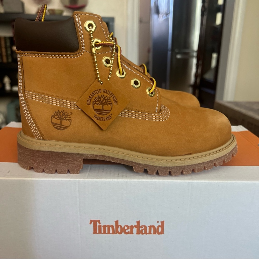 Timberland Tan and Brown Boots Rugged Style